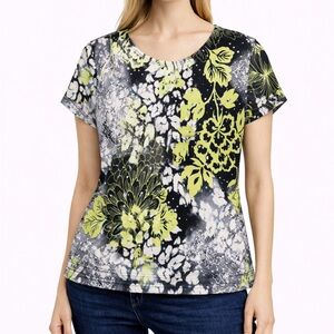 Floral Print Women's Top